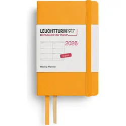 Leuchtturm 1917 Wochenplaner 2026 EN A7, orange