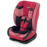 Foppapedretti Re-Klino Autositz ohne IsoFix, Gruppe 1/2/3 (9–36 Kg), für Kinder von 9 Monaten bis ca 12 Jahren, Cherry