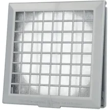 LUNOS 2/GBF Ersatzgitter mit Filter für LUGA-S, H105xB105xT11mm, silber (33251)