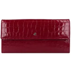 Esquire Nizza Geldbörse RFID Schutz Leder 18.5 cm  rot