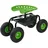 Trutzholm Gartenscooter Stahl 150 kg Sitzhöhe 44-52 cm Schwarz-grün drehbar