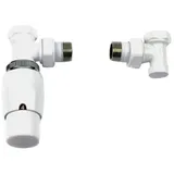 Ximax Thermostatventil-Set Elegant 15 mm weiß