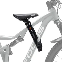 Kids Ride Shotgun Velokindersitz Front schwarz