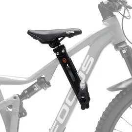Kids Ride Shotgun Velokindersitz Front schwarz