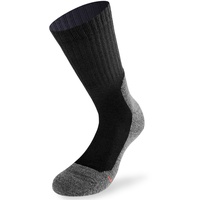 Lenz Trekking 5.0 Socken, Doppelpackung, schwarz (42-44)