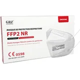 CRAZYCHIC - 20 Stück FFP2 Maske Atemschutzmaske - CE EN 149 Schutzmaske Weiß - 5 Lagen Hohe Filtration Maske - Mundschutzmaske - Staubschutzmaske Einzelverpackt