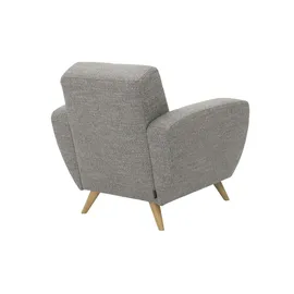 Max Winzer Sessel Jerry Flachgewebe 83 x 85 x 82 cm Grau