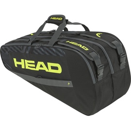 Head Base Racquet Bag Tennistasche, schwarz/gelb, M