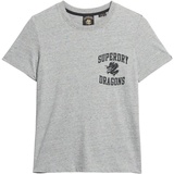 Superdry T-Shirt »CNY GRAPHIC TEE«, Gr. M, Athletic grey marl) , 14961564-M