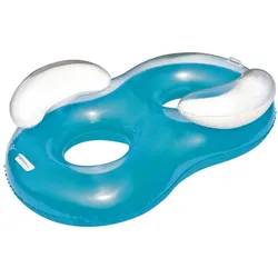 Bestway Doppel-Schwimmsessel Blau 188x117 cm