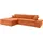 DOMO collection Ecksofa "NMORIC XXL, 300x172x80cm, L-Form", orange (terrakotta), B:300cm H:80cm T:172cm, Chenille (85% Polyester, 15% Acryl);Luxus-Microfaser (100% Polyester);Struktur ( 100% Polyester);Microfaser PRIMABELLE (100% Polyester), Sofas, Ecksofa, wahlweise mit