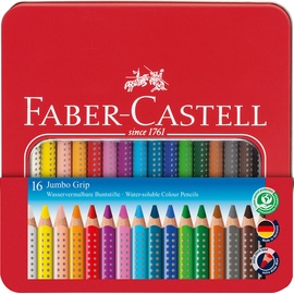 Faber-Castell Jumbo Grip Metalletui Bleistift 16 St.