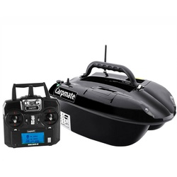 BearCreeks Carpmate Bait Boat mit optionalem GPS-Autopiloten und Sonar-Fischfinder - Schwarz - Kein Fischfinder - GPS-Autopilot