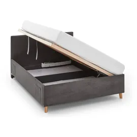 Meise Möbel Polsterbett Cool 90 x 200 cm anthrazit