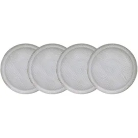 BUTLERS Teller HENLEY 4er-Set in Grau | Gr.: onesize