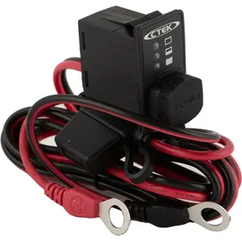 Ctek 56-380 Ladebuchse und Ladezustandsanzeige Ringkabelschuh M8 Comfort Indikator M8