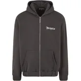 dropsize Super Heavy Oversize Blank Zip Hoodie", - Schwarz