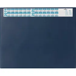 Durable Schreibunterlage blau 65x52cm mit transparenten Abdeckung