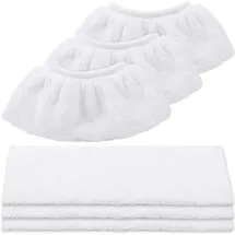 KEEPOW Mikrofasertuch Set für Kärcher EasyFix SC 2, SC 3, SC 4, SC 5 Dampfreiniger (3x Bodendüse + 3x Handdüsen),für kärcher bezug dampfreiniger