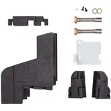 Vaillant Montageset für Wandanschluss Edelstahl DN25 125mm mit GEG-konformer Dämmschale