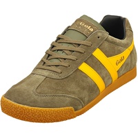 GOLA Sneaker Harrier Suede-Leder khakigrün/gelb Herren