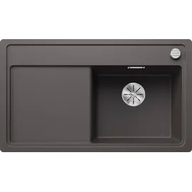 Blanco Zenar 45 S-F rechts Flächenbündig felsgrau Excenterbetätigung 848 x 498 mm