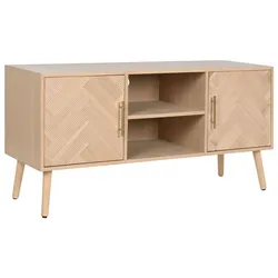 TV-Möbel Home ESPRIT natürlich Paulonia-Holz Holz MDF 120 x 40 x 60 cm