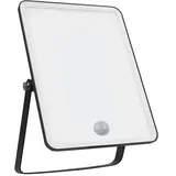 Levitantes Schwarz 20W 3000K Außenstrahler IP65 LED Außenstrahler mit Bewegungsmelder, Außenstrahler 1600lm für Bau, Fassaden, Terrassen, Kabel 300mm
