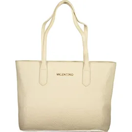 Valentino Pansy Shopper Polyurethan Ecru