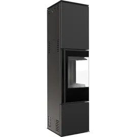 Kratki REN L rechts Ø 150 7 kW Granit/Schwarz