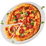 Intirilife Pizzastein Ø 33 cm Keramik/Stein/beige