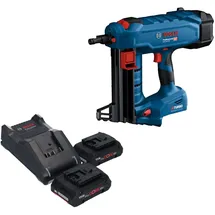 Bosch GNB 18V-38 Akkutacker mit 2 x 4,0 Ah Akkus + Ladegerät