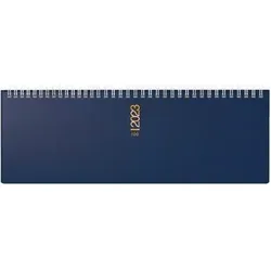 BRUNNEN 7031302303 Querkalender Modell AC Tischkalender 2023, blau