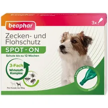 beaphar Zecken & Flohschutz Spot-On für Hunde bis 15 kg 3 x 1 ml