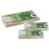 PEARL Scherzartikel: Imponier-Set 20 Taschentücher & 10 Servietten im 100-Euro-Design (Gag-Geschenk, Party-Gag, Fasching)