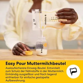 Medela All-in-One Set zur Aufbewahrung von Muttermilch Aufbewahrungsset, mehrfarbig