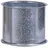 FireFix Doppelwandfutter Ø 100 mm aus unlackiertem Metall 0,06 m silber