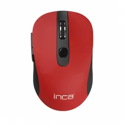 Maus 1600 DPI,Wireless,6 Tasten 2,4GHz Ergonomisches Design Rot