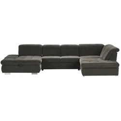 Lounge Collection Wohnlandschaft mit verschiedenen Funktionen Spencer ¦ grau ¦ Maße (cm): B: 382 H: 102 T: 260.0