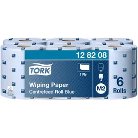 TORK Putztuchrollen Advanced M2 1-lagig blau, 6 Rollen
