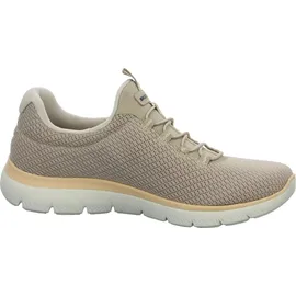 SKECHERS Summits Damen Slip-On Sneaker Beige/Taupe 42