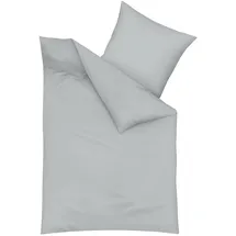 Traumschlaf Uni Feinbiber Grau 155 x 200 cm + 40 x 80 cm