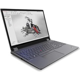 Lenovo ThinkPad P16 G2 Storm Grey, Core i9-13980HX, 64GB RAM, 1TB SSD NVIDIA RTX 3500 Ada Wi-Fi 6E (802.11ax) Windows 11 Pro Grau