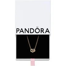 Pandora Funkelnde Unendlichkeits-Herz Collier-Halskette Gold