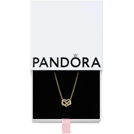 Pandora Funkelnde Unendlichkeits-Herz Collier-Halskette Gold