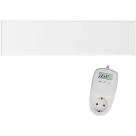 Viesta VIESTA® Infrarot Wandheizung mit Thermostat [INKL. TH10 THERMOSTAT] – Infrarotheizung Kassettendecken – Carbon Crystal Infrarotheizung – ultraflache Rasterdecken Wandheizung – 120x30 cm - 360 W