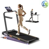 Walking Pad Klappbar mit Steigung 10KM/H, 16% Laufband für Zuhause Klappbar