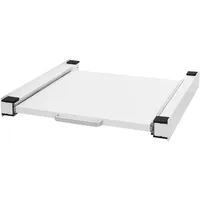 ML-Design Zwischenbaurahmen mit Ausziehplatte 60x60 cm Weiß für Waschmaschine