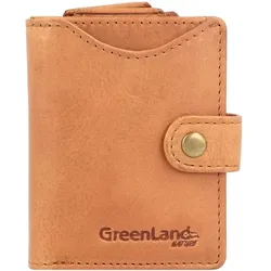 Greenland Nature Nature Kreditkartenetui Leder 8 cm braun