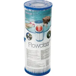 Bestway - Flowclear - Filterpatrone Typ II WEISS|BLAU|BLAU No Size